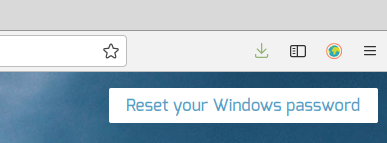 Password reset